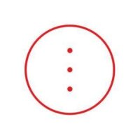 Leuchtpunktvisier 1x40 - 3 Punkte - Rot