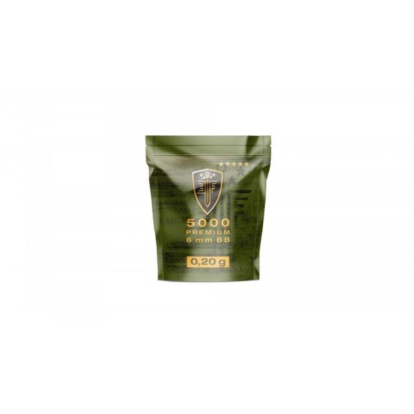 ELITE FORCE Premium AS 6mm BB 6mm, 5000er, 0,20g, weiss, Polybag