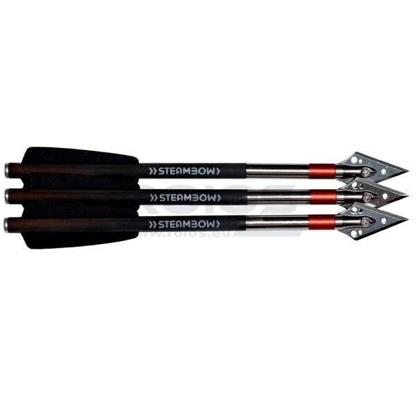 STEAMBOW Stinger AR-Series Carbon-Jagdpfeile (3 Stück)