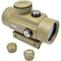 Red/Green Dot - Rot/Grün Leuchtpunkt-Zielgerät 40mm - Tan - JS