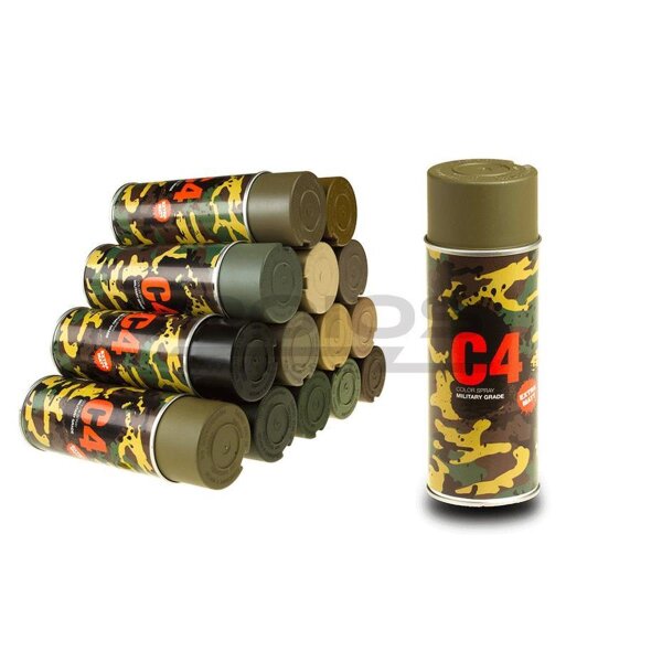 C4 Farbspray Mil Grade Color Spray - Helloliv (RAL6040)