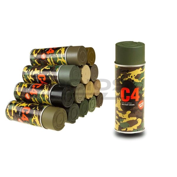 C4 Farbspray Mil Grade Color Spray - Bronzegrün (RAL6031) BW